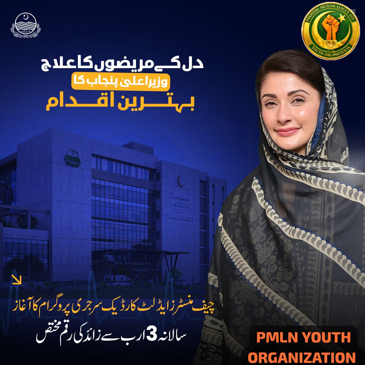 “دل کے مریضوں کا علاجوزير اعلیٰ پنجاب کا بہترین اقدام”